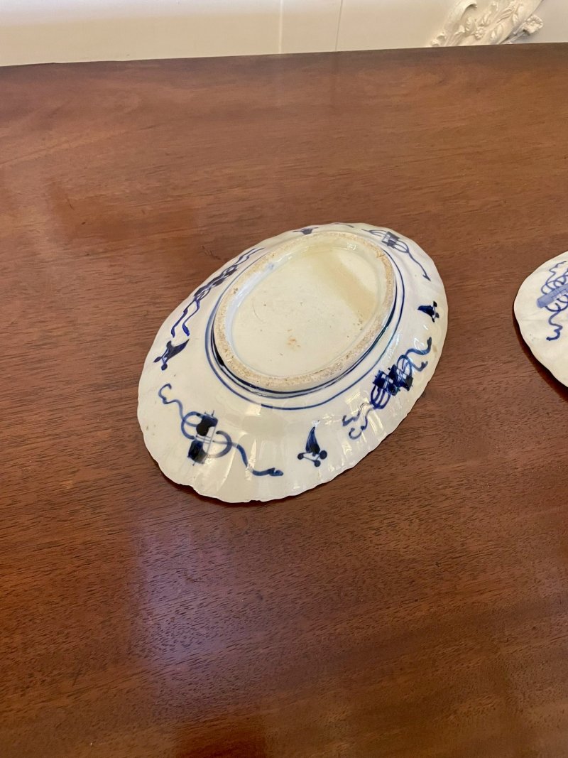 Pair of Antique Japanese Imari Porcelain Plates